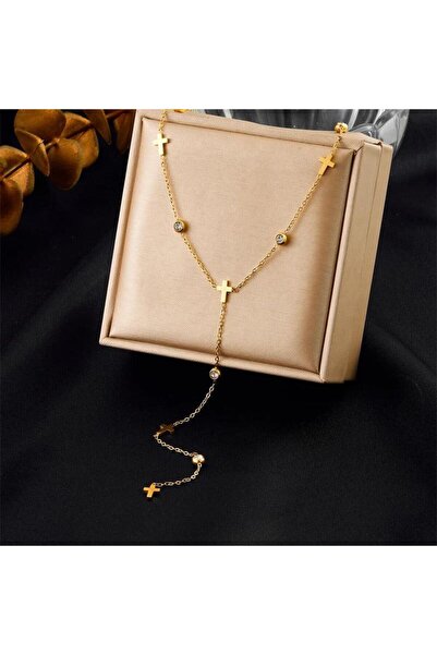 Pursehuit Κολιέ σε χρυσό χρώμα, κατασκευασμένο από ανοξείδωτο ατσάλι, φυσητό ...