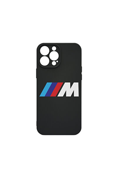 bestcase Husă premium din silicon pentru Apple iPhone 13 Pro Max, logo BMW M ...
