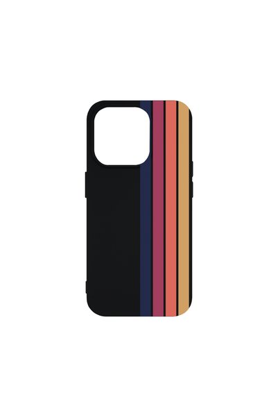 bestcase Carcasă premium din silicon pentru Apple iPhone 15 Pro, model Retro ...