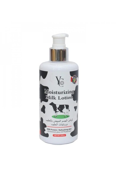 YC لوشن الجسم المبيض بالحليب بروتينات الحليب من واي سي 250 جم