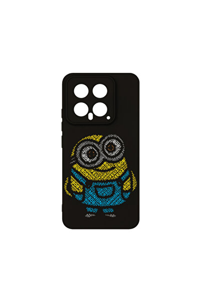 bestcase Husă premium din silicon pentru Xiaomi 14, Calligraphy Minion, PB 1538