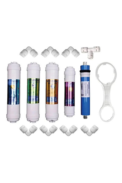 Kaynak Su Arıtma Su Arıtma Filtre Seti 5'li Takım Ve Bağlantı Parçaları Hyundai Orijinal