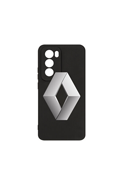 bestcase Husă premium din silicon pentru Oppo Reno12, logo Renault, PB 1721