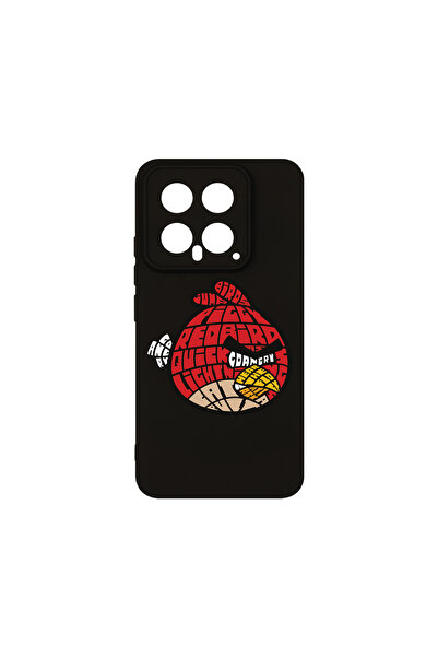 bestcase Θήκη σιλικόνης Premium για Xiaomi 14, Καλλιγραφία Angry Bird, PB 1514