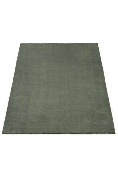 LUNA HOME Arabell very soft green fur-look rug 140x200 cm