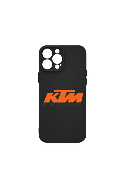 bestcase Силиконов калъф Premium за Apple iPhone 13 Pro, лого KTM Racing, PB ...