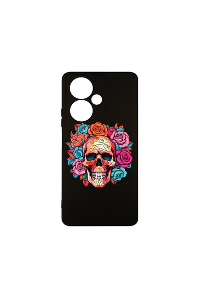 bestcase Премиум силиконов калъф за Oppo A79 5G, цветове мечта - череп, PB 1582
