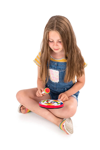 MegArya Drum Candy 'Lollipop' – Fun, colorful percussion instrument from Percussion Plus