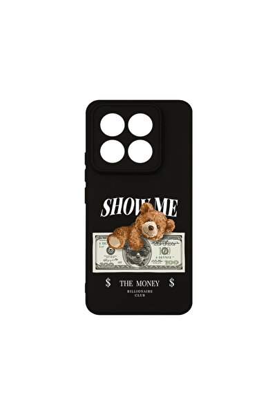 bestcase Husă premium din silicon pentru Xiaomi 14 Pro, Ursuleț de pluș Arată...