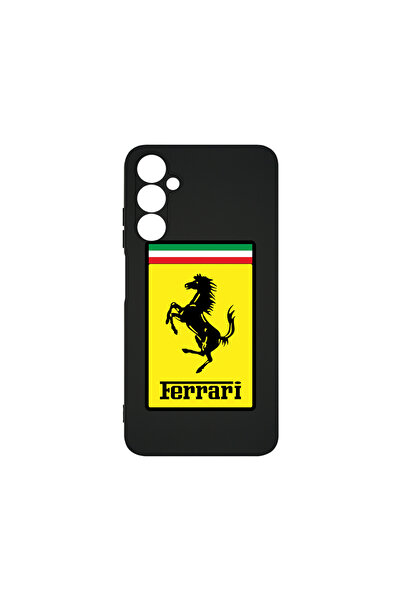 bestcase Husă premium din silicon pentru Samsung Galaxy S24 Plus, logo Ferrar...