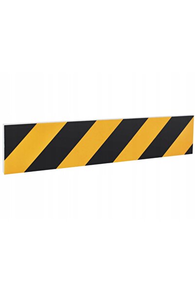 zola Car door collision protection plate, waterproof polyethylene foam, 50x10x1.5 cm, black/yellow