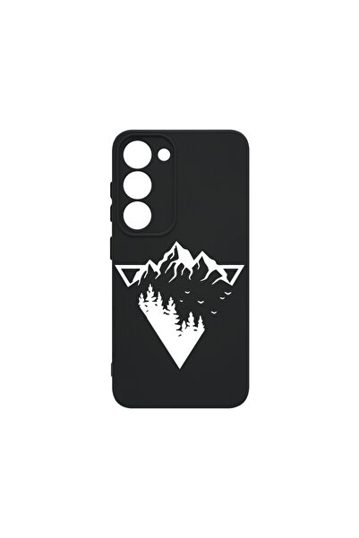 bestcase Carcasă premium din silicon pentru Samsung Galaxy S23, Camping Fores...