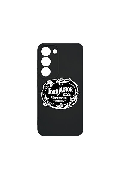 bestcase Husă premium din silicon pentru Samsung Galaxy S23, logo Ford Classi...