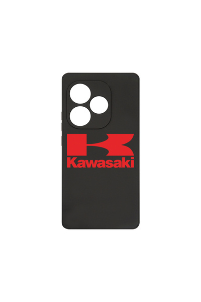 bestcase Husă premium din silicon pentru Realme GT 6, logo Kawasaki, PB 1738