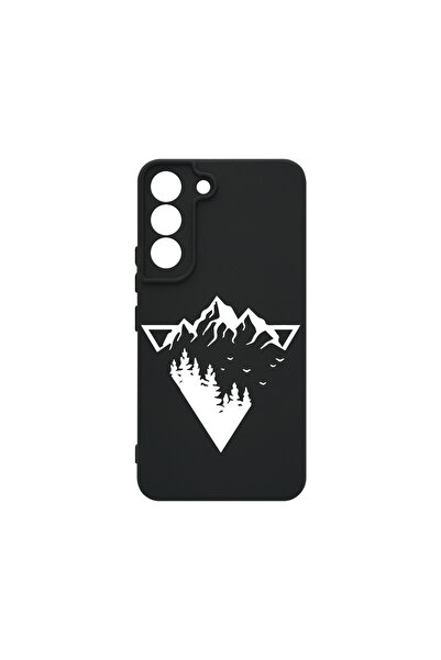 bestcase Carcasă premium din silicon pentru Samsung Galaxy S22, Camping Fores...