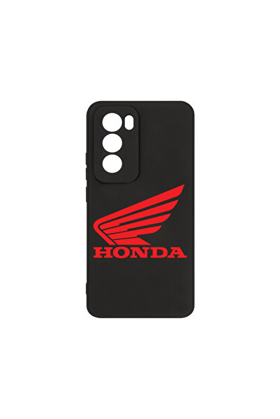 bestcase Husă premium din silicon pentru Oppo Reno12, logo Honda, PB 1742