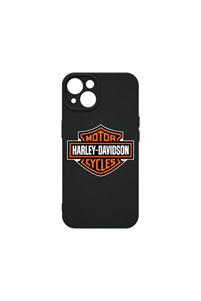 bestcase Husă premium din silicon pentru Apple iPhone 13 Mini, logo Harley-Da...