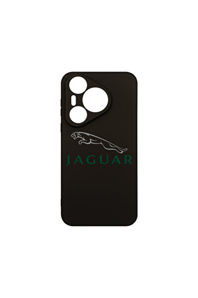 bestcase Husă premium din silicon pentru Huawei Pura 70 Pro, logo Jaguar, PB ...