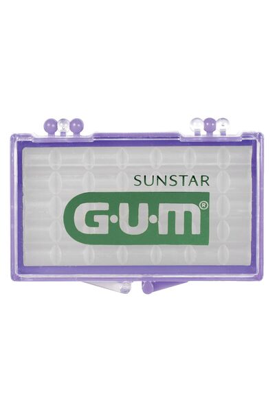 GUM GUMOrthodonticWaxforBracesandDentalDevices-SoothingDentalWaxwithVitaminEandAloeVera-ClearColorandRef