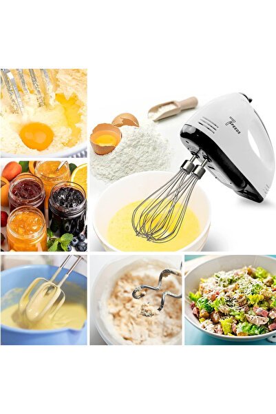 Primo Plus 7 Gear Electric Egg Beater Automatic Hand Mixer Blender Plastics Rotating Push Whisk Cream Mixer