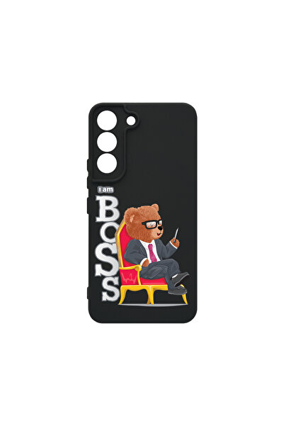 bestcase Husă premium din silicon pentru Samsung Galaxy S22, Ursuleț de pluș ...