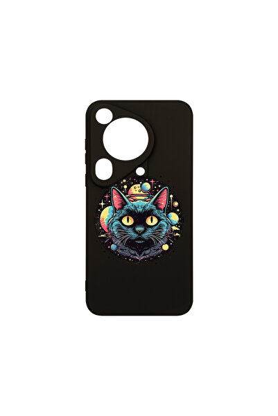bestcase Θήκη σιλικόνης Premium για Huawei Pura 70 Ultra, Mystic Black Cat, P...