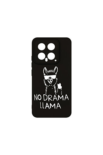 bestcase Husă premium din silicon pentru Xiaomi 14, No Drama LLama, PB 1627