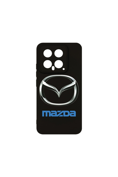 bestcase Husă premium din silicon pentru Xiaomi 14, logo Mazda, PB 1733