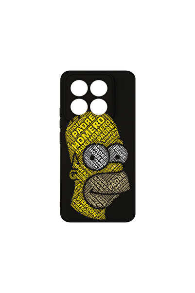 bestcase Husă premium din silicon pentru Xiaomi 14 Pro, Caligrafie Homer Simp...