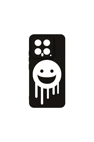 bestcase Husă premium din silicon pentru Xiaomi 14, Smiley, PB 1498