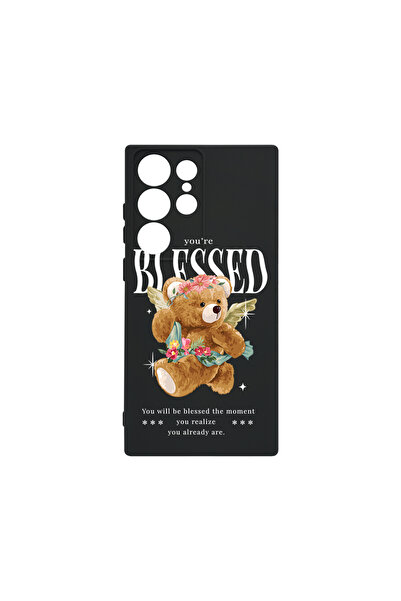 bestcase Carcasă premium din silicon pentru Samsung Galaxy S23 Ultra, Teddy B...