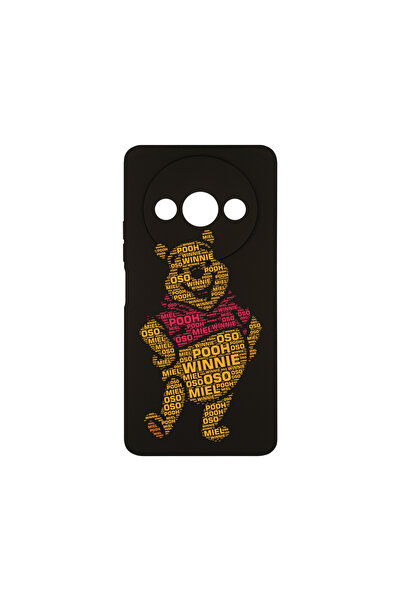 bestcase Премиум силиконов калъф за Xiaomi Redmi A3, Калиграфски Пух, PB 1541