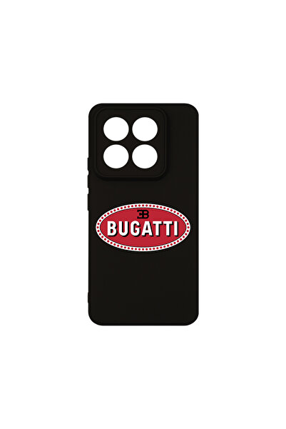 bestcase Premium Silicone Case For Xiaomi 14 Pro, Logo Bugatti, PB 1776