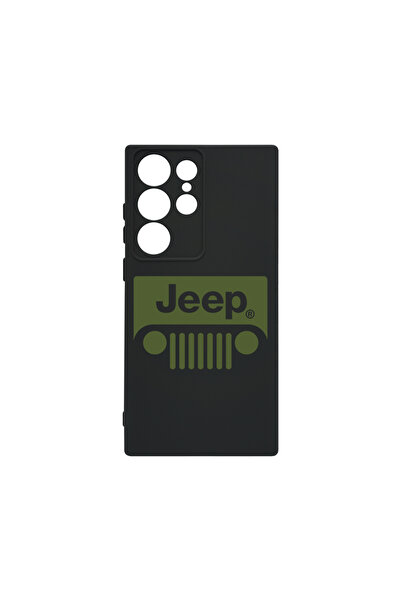 bestcase Husă premium din silicon pentru Samsung Galaxy S23 Ultra, logo Jeep,...