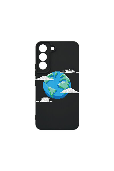 bestcase Carcasă premium din silicon pentru Samsung Galaxy S22, Minecraft Ear...