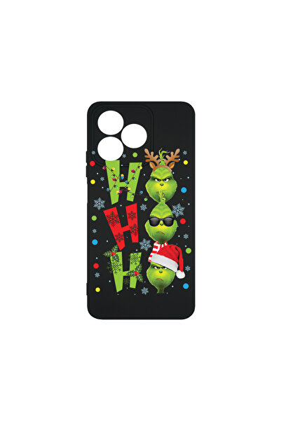 bestcase Husă premium din silicon pentru Xiaomi Redmi 13, Grinch - Ho Ho Ho, ...