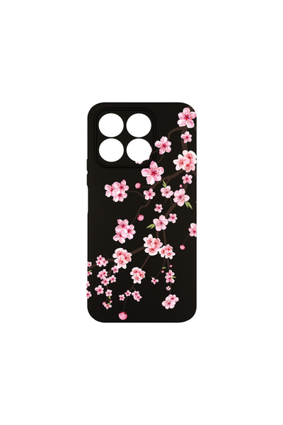 bestcase Carcasă premium din silicon pentru Honor X8B, model arbore de cireș ...