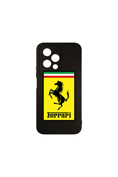bestcase Carcasă premium din silicon pentru Honor 200 Lite 5G, logo Ferrari, ...