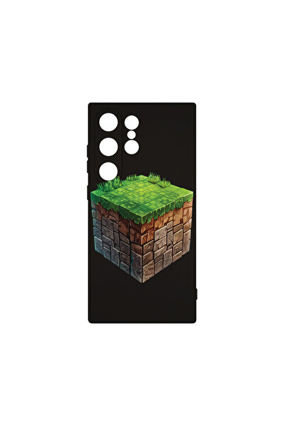 bestcase Carcasă premium din silicon pentru Samsung Galaxy S24 Ultra, Minecra...