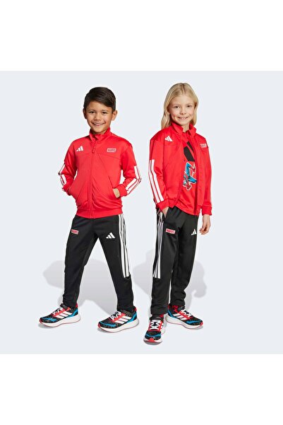 adidas LK MRVL SM TS Çocuk Kırmızı Eşofman Takımı JM0809