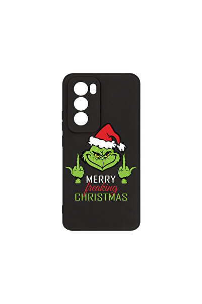bestcase Husă premium din silicon pentru Oppo Reno12, Grinch's - Crăciun Feri...