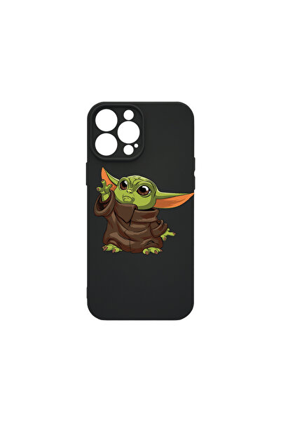bestcase Carcasă premium din silicon pentru Apple iPhone 13 Pro, Baby Yoda, P...