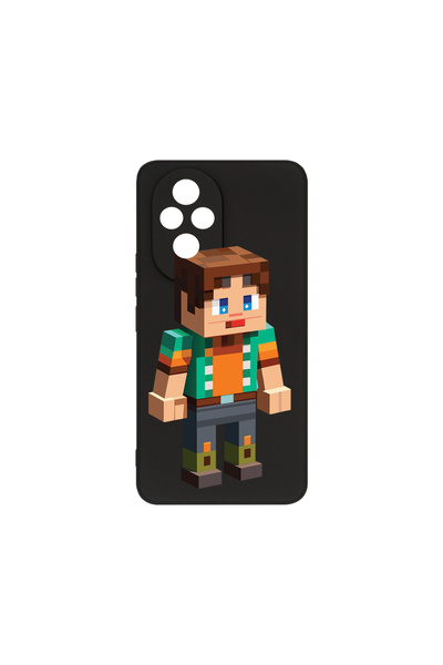 bestcase Carcasă premium din silicon pentru Honor 200 Pro 5G, Personaj Minecr...