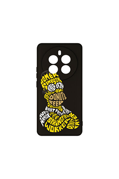 bestcase Husă premium din silicon pentru Realme 12 Pro / 12 Pro Plus, caligra...