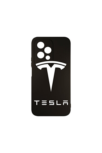 bestcase Husă premium din silicon pentru Honor 200 Lite 5G, logo Tesla, PB 1710