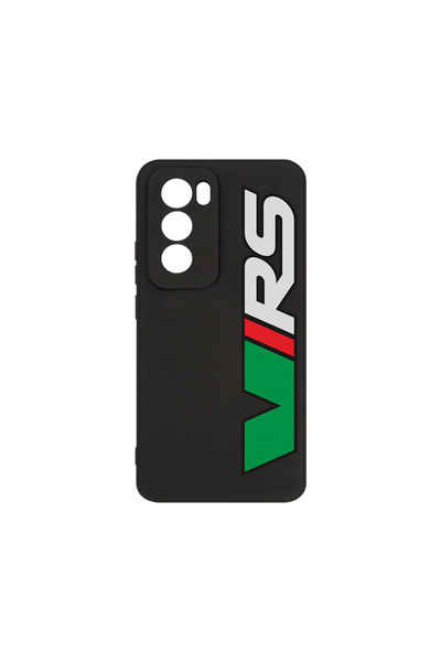 bestcase Husă premium din silicon pentru Oppo Reno12 Pro, logo Skoda VRS, PB ...