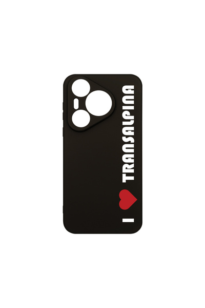 bestcase Husă premium din silicon pentru Huawei Pura 70 Pro, I Love Transalpi...