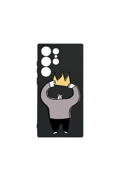 bestcase Carcasă premium din silicon pentru Samsung Galaxy S23 Ultra, King, P...