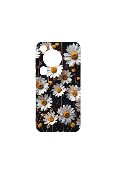 bestcase Husă premium din silicon pentru Huawei Pura 70 Ultra, model 3D Daisy...