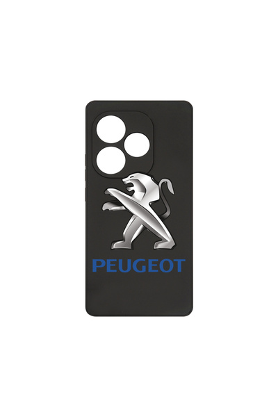 bestcase Husă premium din silicon pentru Realme GT 6, logo Peugeot, PB 1726
